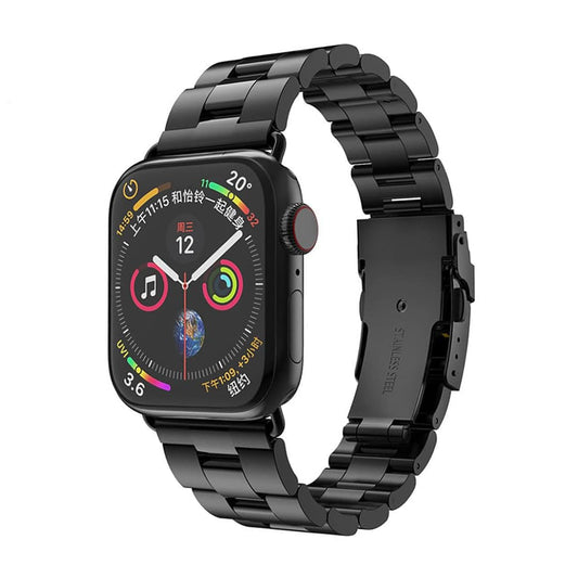 Techsuit W036 pásek pro Apple Watch 49mm / 46mm / 45mm / 44mm / 42mm Series, černý