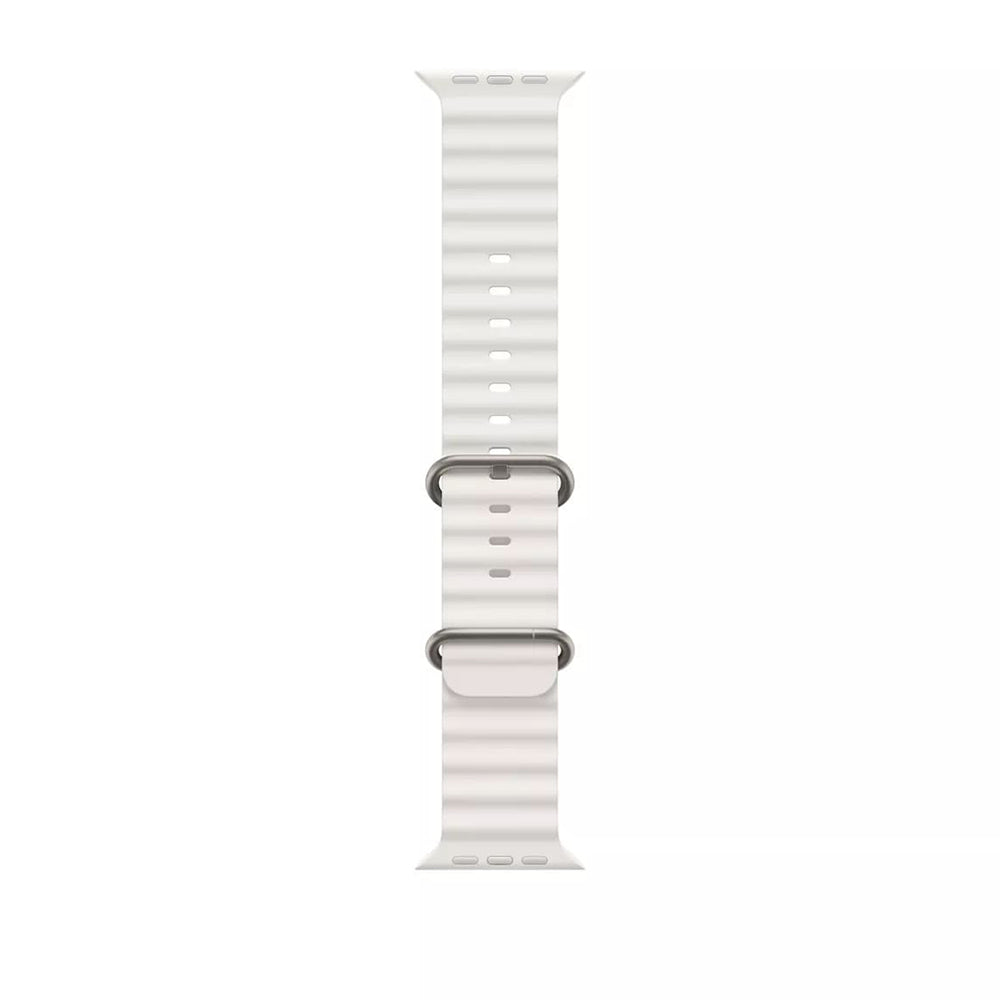 Řemínek Techsuit W038 pro Apple Watch 49mm / 46mm / 45mm / 44mm / 42mm Series, bílý
