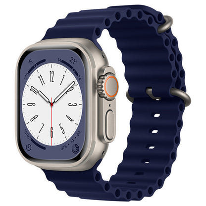 Řemínek Techsuit W038 pro Apple Watch 49mm / 46mm / 45mm / 44mm / 42mm Series, tmavě modrý