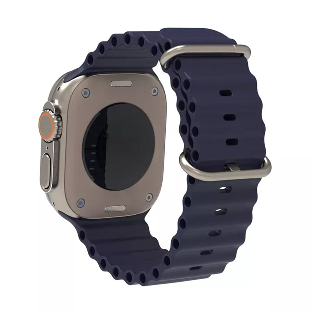 Řemínek Techsuit W038 pro Apple Watch 49mm / 46mm / 45mm / 44mm / 42mm Series, tmavě modrý