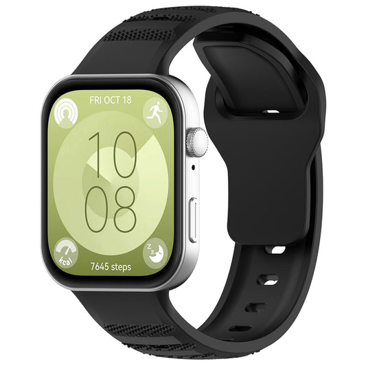 Popruh Techsuit W050 pro Huawei Watch Fit 4 Pro / Watch Fit 4 / Watch Fit 3, Černý