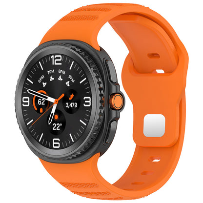 Techsuit W050 pásek pro Samsung Galaxy Watch 8 Classic / Watch8 44mm / Watch 8 40mm, Oranžový