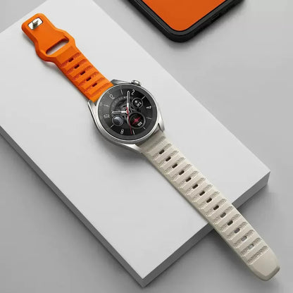 Pásek Techsuit W050 pro Samsung Galaxy Watch / Huawei Watch Series, 20mm, Oranžový