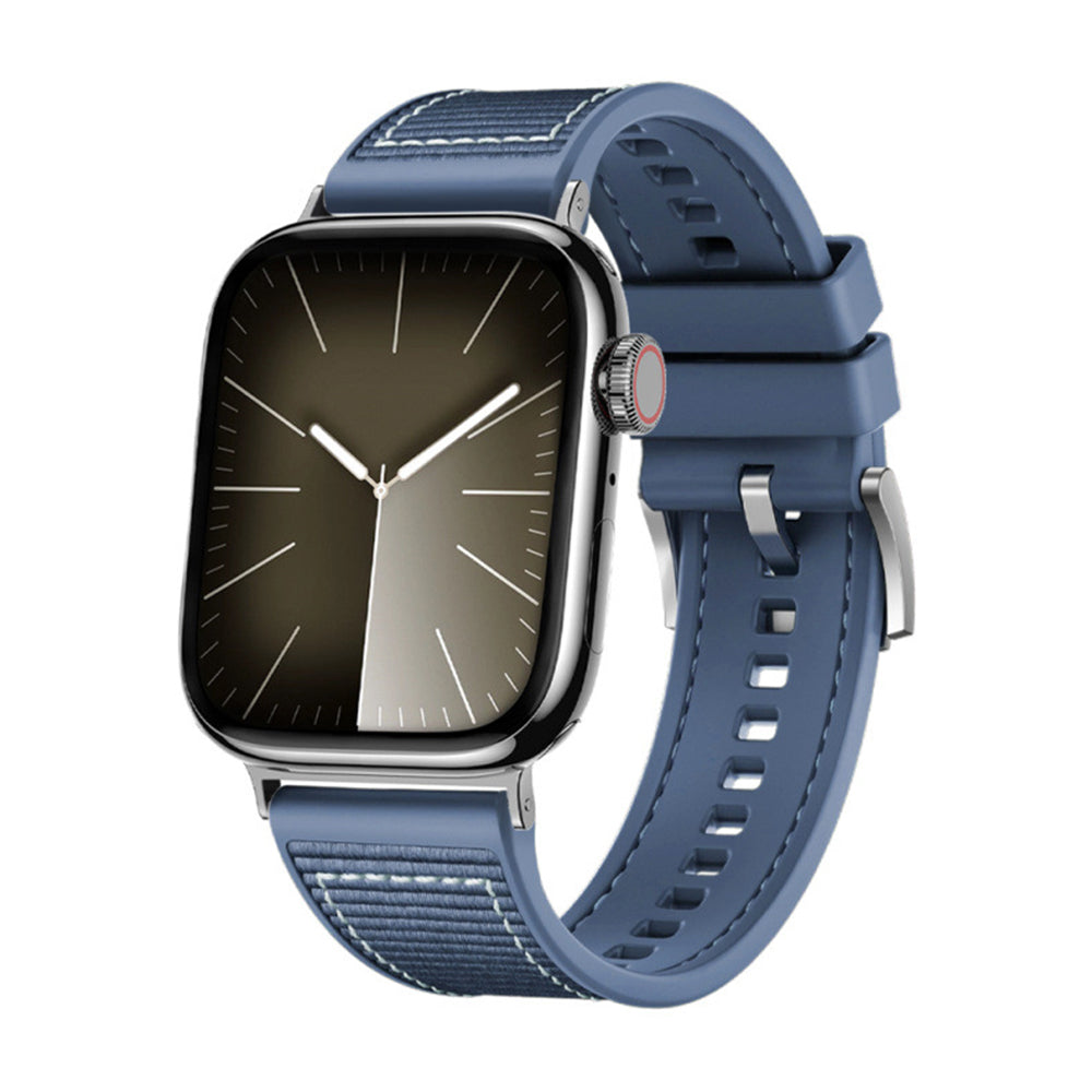 Techsuit W051 pásek pro Apple Watch 42mm / 41mm / 40mm / 38mm Series, Tmavě modrá