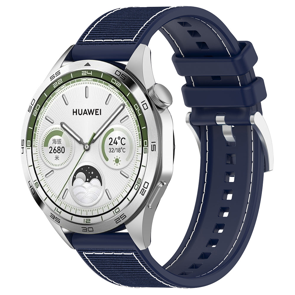 Techsuit W051 řemínek pro Huawei Watch / Xiaomi Watch Series, 22mm, Tmavě modrá