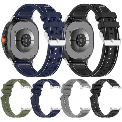 Techsuit W051 pásek pro Samsung Galaxy Watch 8 Classic / Watch8 44mm / Watch 8 40mm, Tmavě modrá