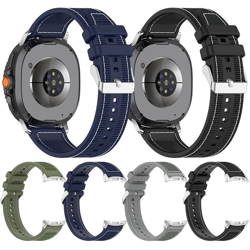 Techsuit W051 Strap for Samsung Galaxy Watch 8 Classic / Watch8 44mm / Watch 8 40mm, Black