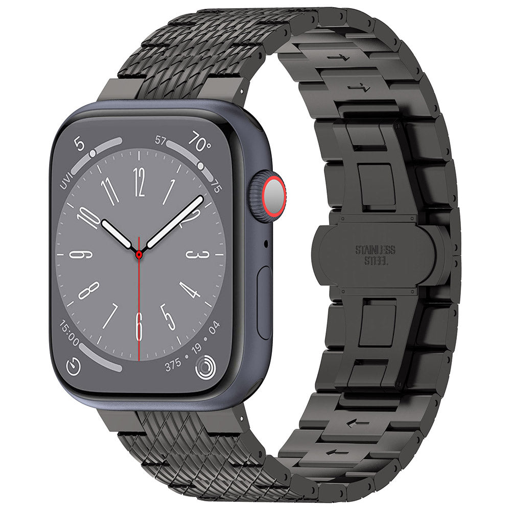 Řemínek Techsuit W052 pro Apple Watch 42mm / 41mm / 40mm / 38mm Series, Černý