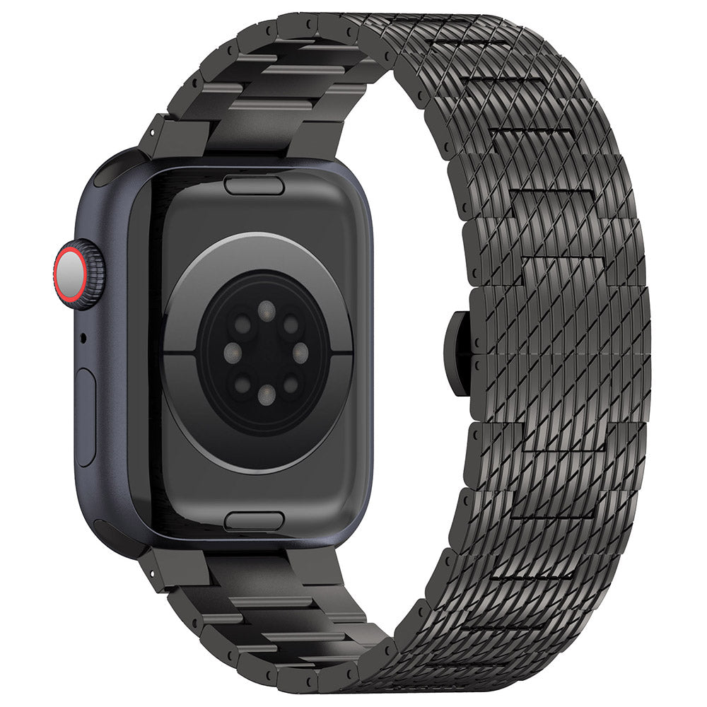 Řemínek Techsuit W052 pro Apple Watch 42mm / 41mm / 40mm / 38mm Series, Černý