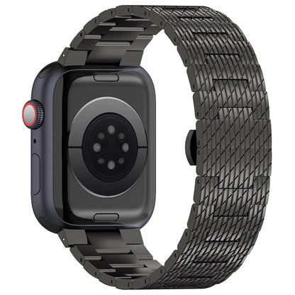 Řemínek Techsuit W052 pro Apple Watch 42mm / 41mm / 40mm / 38mm Series, Černý