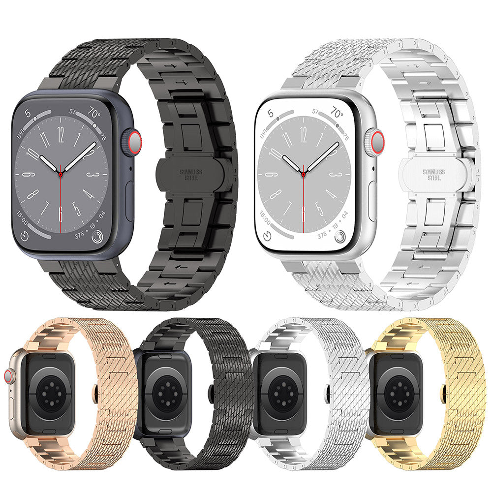 Techsuit W052 pásek pro Apple Watch 49mm / 46mm / 45mm / 44mm / 42mm Series, Zlatý