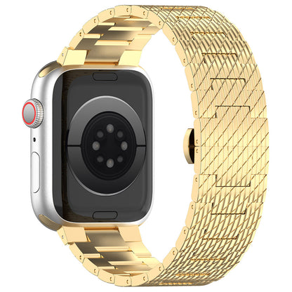 Techsuit W052 pásek pro Apple Watch 49mm / 46mm / 45mm / 44mm / 42mm Series, Zlatý