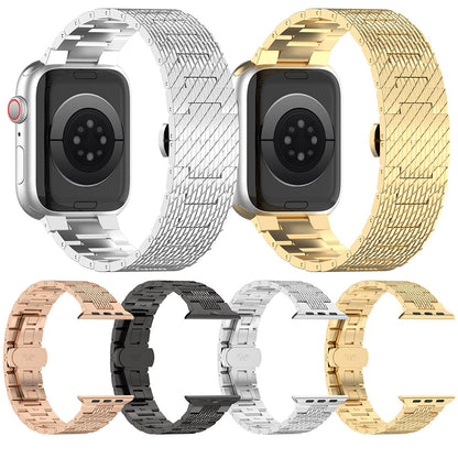 Techsuit W052 pásek pro Apple Watch 49mm / 46mm / 45mm / 44mm / 42mm Series, Zlatý