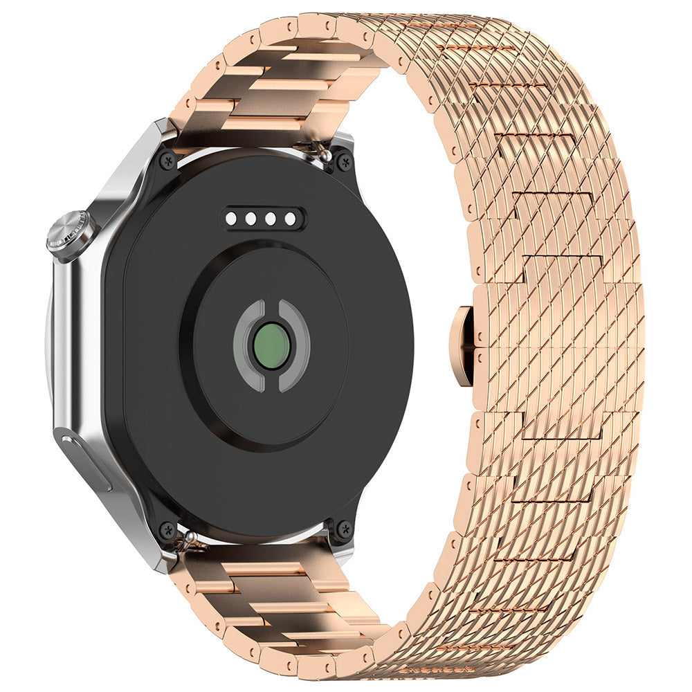 Techsuit W052 pásek pro Samsung Galaxy Watch / Huawei Watch Series, 20mm, Růžové zlato