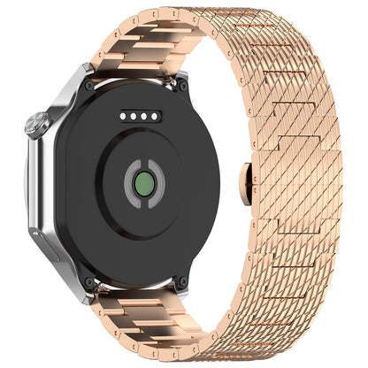 Techsuit W052 pásek pro Samsung Galaxy Watch / Huawei Watch Series, 20mm, Růžové zlato