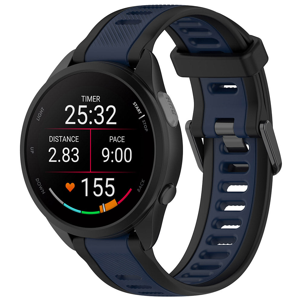 Techsuit W053 pásek pro Samsung Galaxy Watch / Huawei Watch Series, 20mm, Tmavě modrá