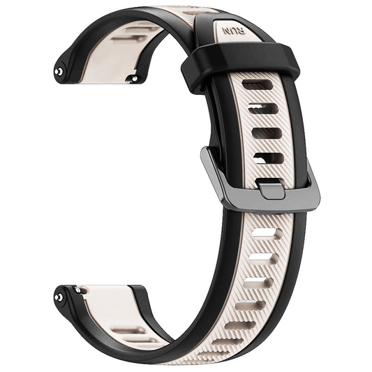 Techsuit W053 řemínek pro Samsung Galaxy Watch / Huawei Watch Series, 20mm, béžová