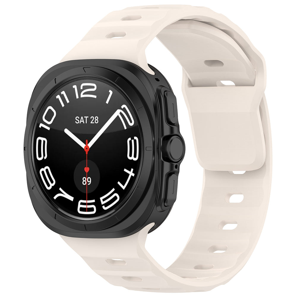 Techsuit W055 pásek pro Samsung Galaxy Watch Ultra, béžový