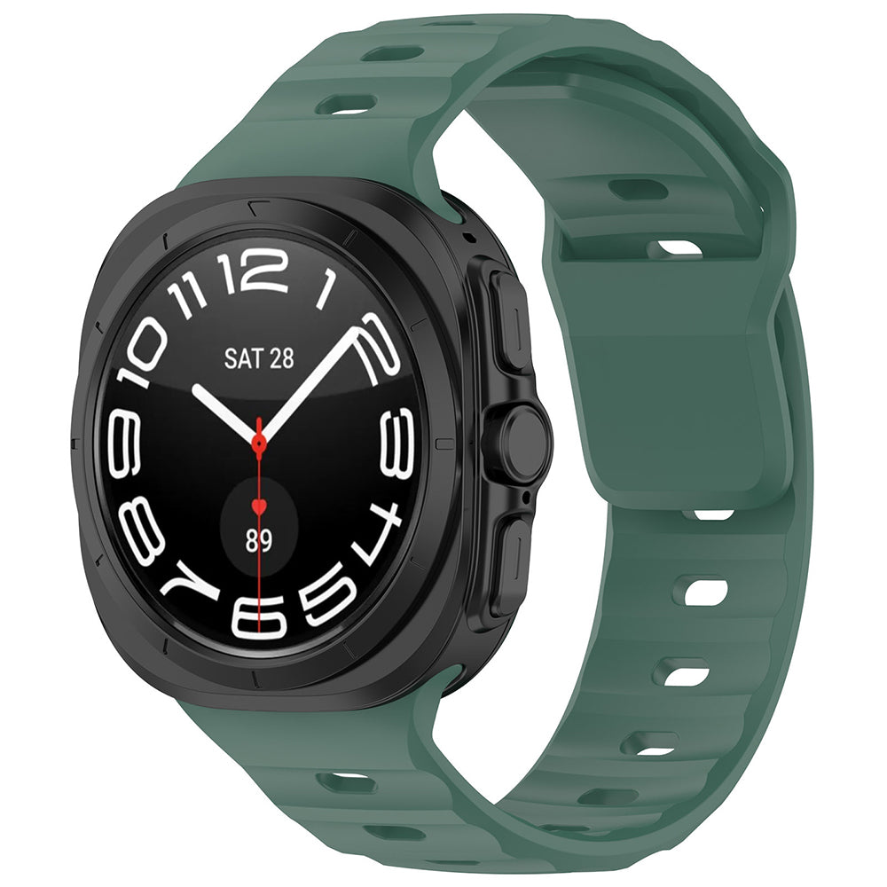 Techsuit W055 pásek pro Samsung Galaxy Watch Ultra, Tmavě zelená