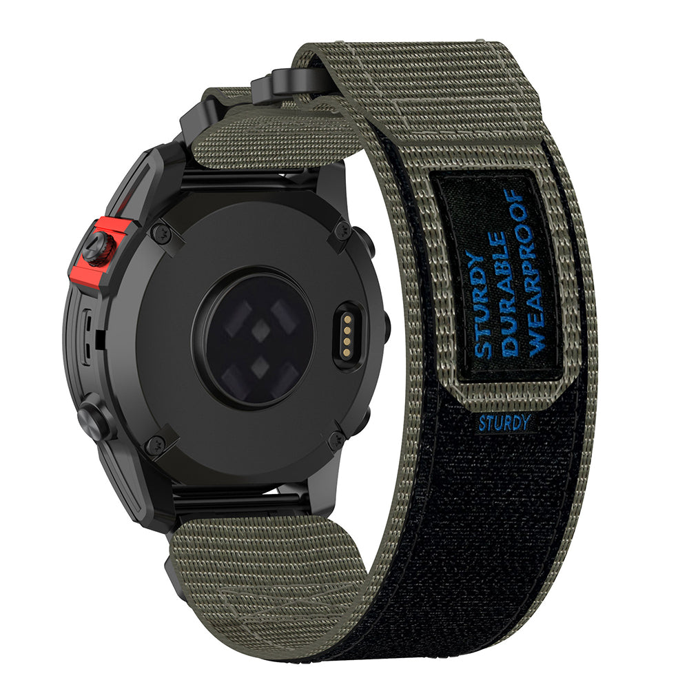 Techsuit W057 pásek pro Garmin Watch Fenix Series, 26mm, Zelená