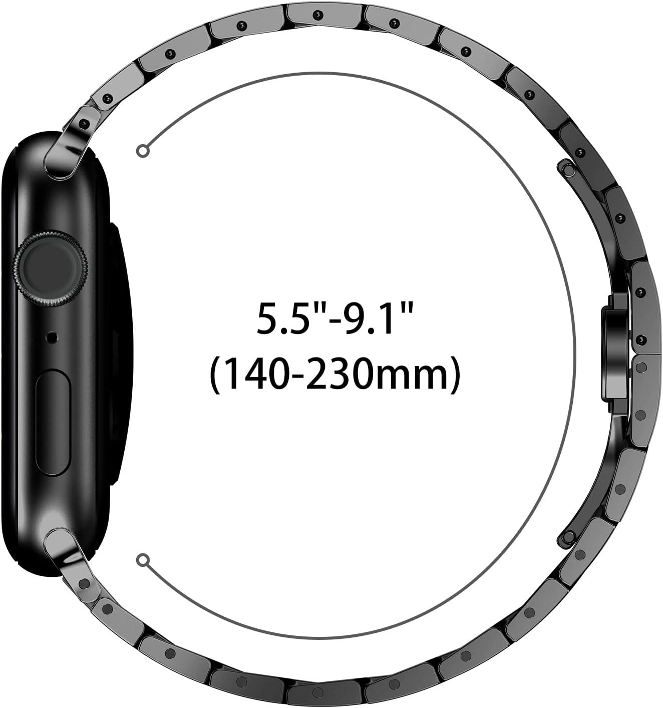 Řemínek Techsuit W063 pro Apple Watch 49mm / 46mm / 45mm / 44mm / 42mm Series, Stříbrný