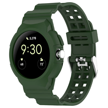 Techsuit W065 pásek pro Google Pixel Watch 3 41mm / Watch 2 / Watch, Zelený