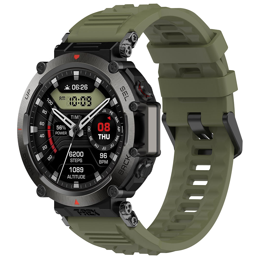 Řemínek Techsuit W067 pro Amazfit T-Rex Ultra, zelený