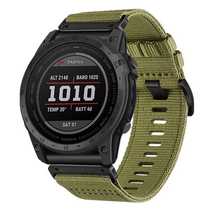 Techsuit W070 pásek pro Garmin Watch Fenix / Forerunner Series, 22mm, zelený