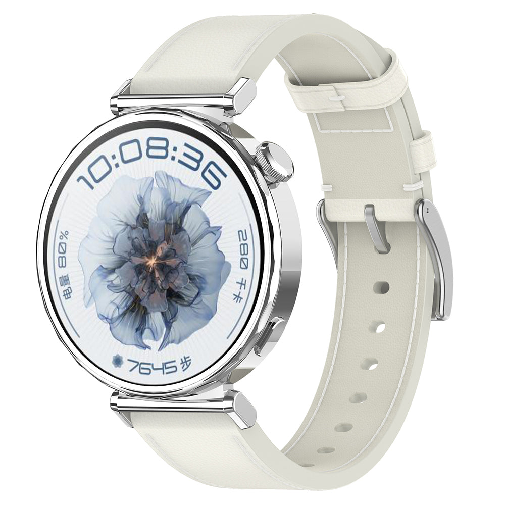 Popruh Techsuit W073 pro Huawei Watch / Garmin Watch Series, 18mm, Bílá