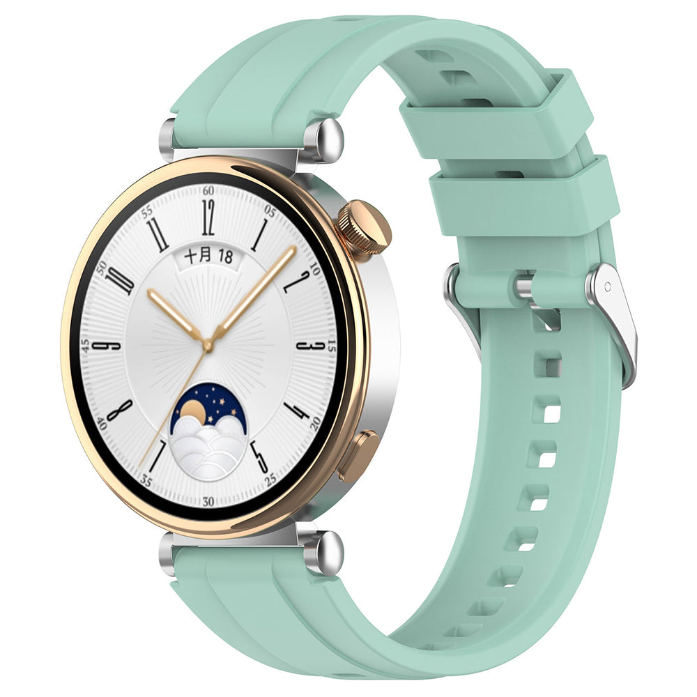 Techsuit W075 řemínek pro Huawei Watch / Garmin Watch Series, 18mm, Zelená.