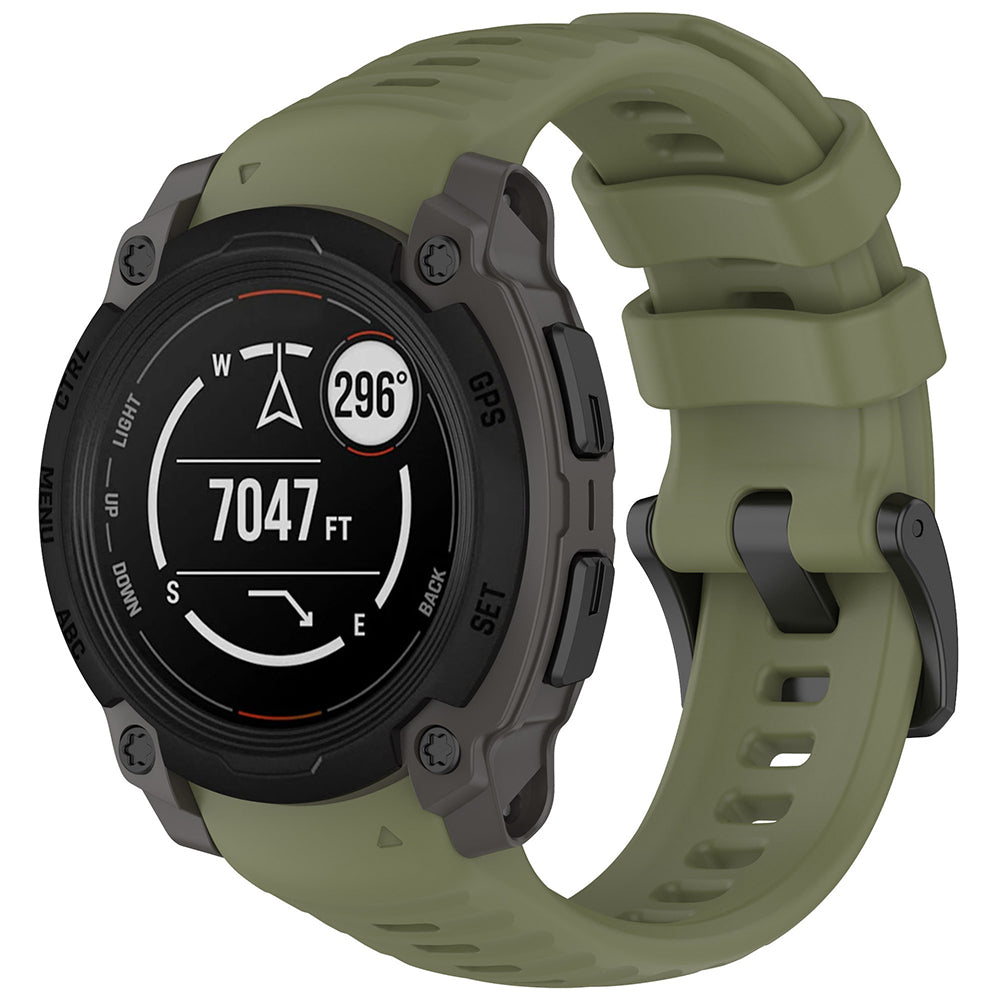 Techsuit W076 pásek pro Garmin Instinct E 40mm, Zelená