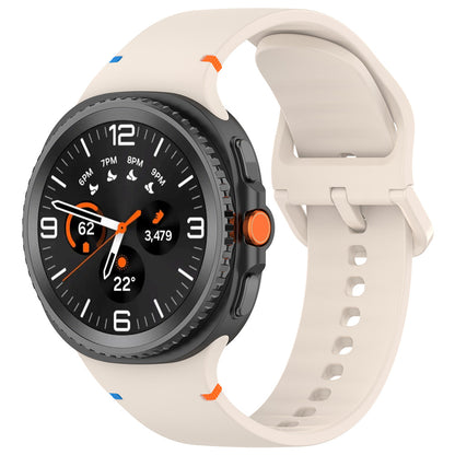 Řemínek Techsuit W079 pro Samsung Galaxy Watch 8 Classic / Watch8 44mm / Watch 8 40mm, Béžový