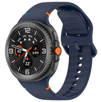 Techsuit W079 Strap for Samsung Galaxy Watch 8 Classic / Watch8 44mm / Watch 8 40mm, Navy Blue
