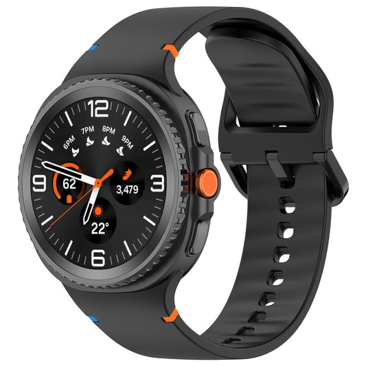 Popruh Techsuit W079 pro Samsung Galaxy Watch 8 Classic / Watch8 44mm / Watch 8 40mm, Černá