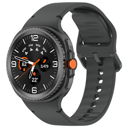 Techsuit W079 pásek pro Samsung Galaxy Watch 8 Classic / Watch8 44mm / Watch 8 40mm, Grafitově černá