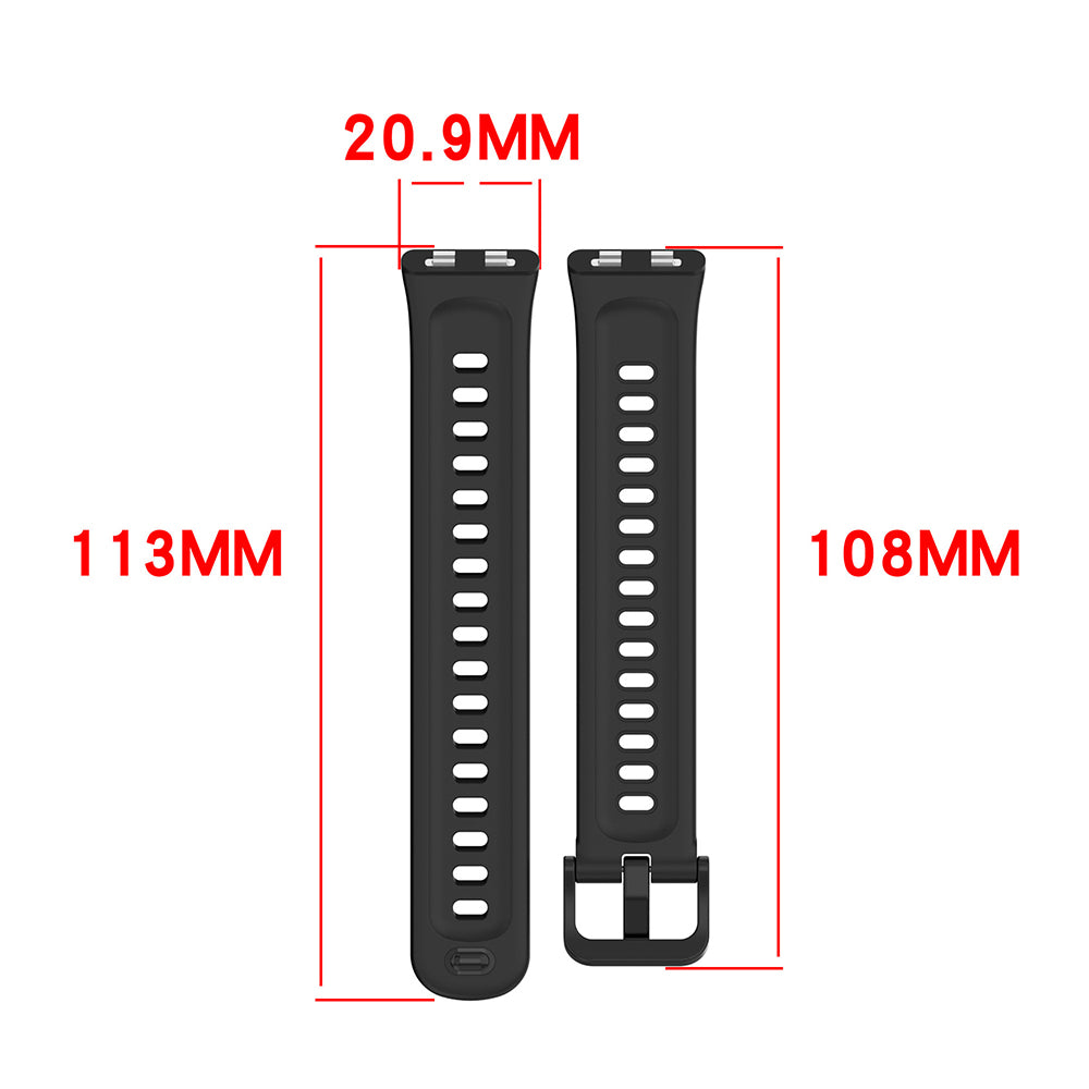 Techsuit W082 pásek pro Huawei Band 11 / 11 Pro, černý.