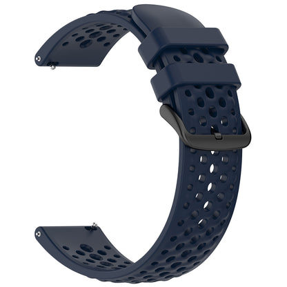 Techsuit W083 pásek pro Amazfit Watch / Samsung Watch Series, 22mm, námořnická modř