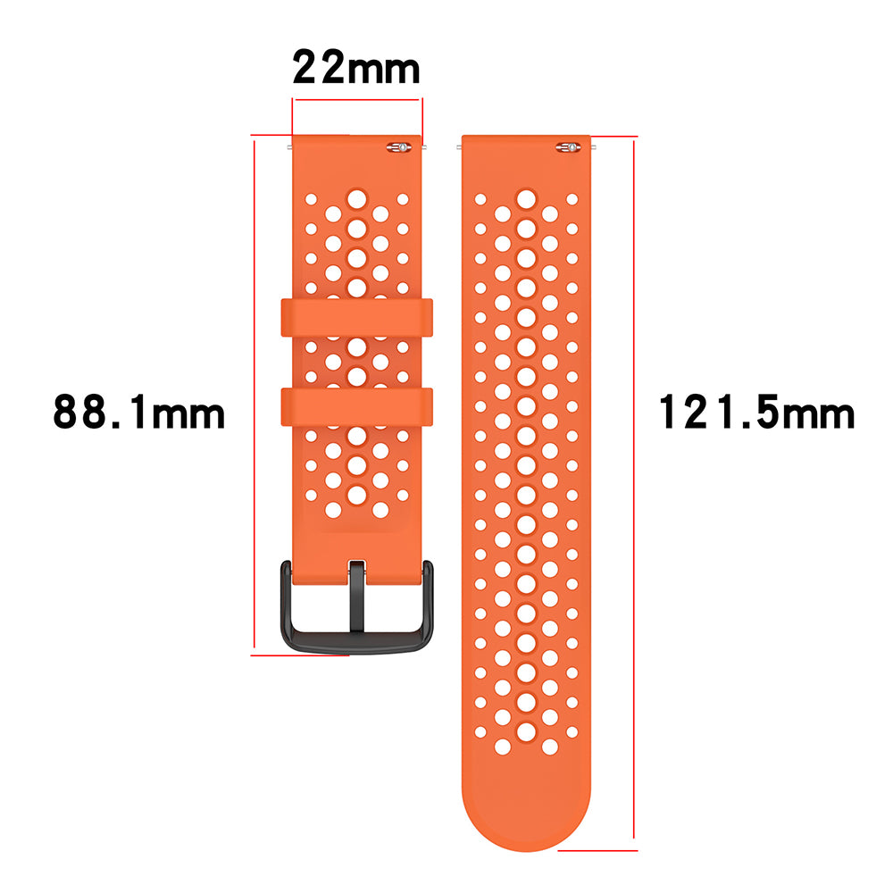 Techsuit W083 pásek pro Amazfit Watch / Samsung Watch Series, 22mm, námořnická modř