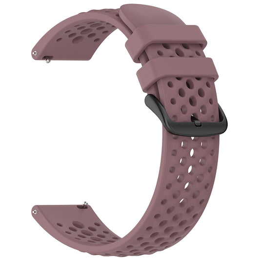 Techsuit W083 řemínek pro Amazfit Watch / Samsung Watch Series, 22mm, Fialový