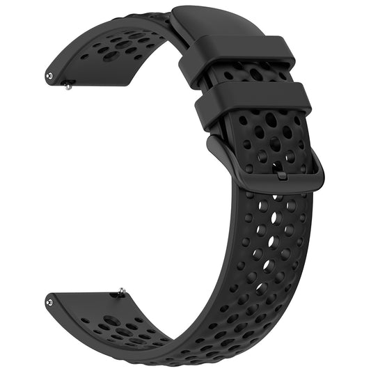 Techsuit W083 pásek pro Amazfit Watch / Samsung Watch Series, 22mm, černý