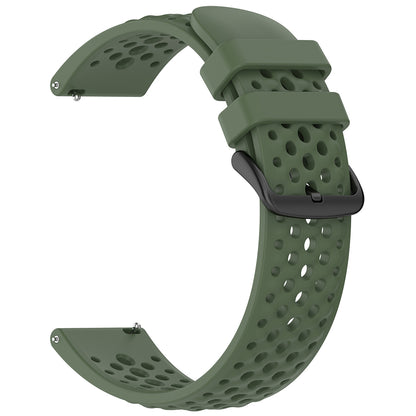 Techsuit W083 pásek pro Amazfit Watch / Samsung Watch Series, 22mm, zelený