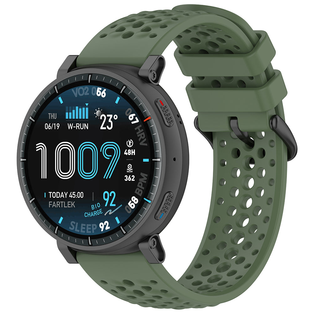 Techsuit W083 pásek pro Amazfit Watch / Samsung Watch Series, 22mm, zelený