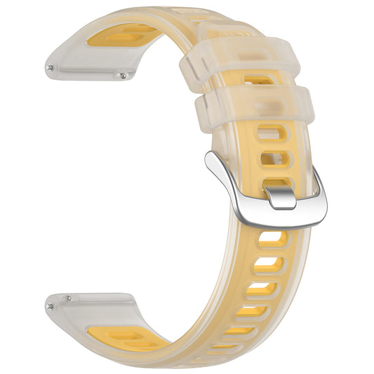 Řemínek Techsuit W084 pro Samsung Galaxy Watch / Huawei Watch Series, 22mm, žlutý