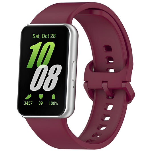 Řemínek Techsuit W086 pro Samsung Galaxy Fit3 R39M, vínový