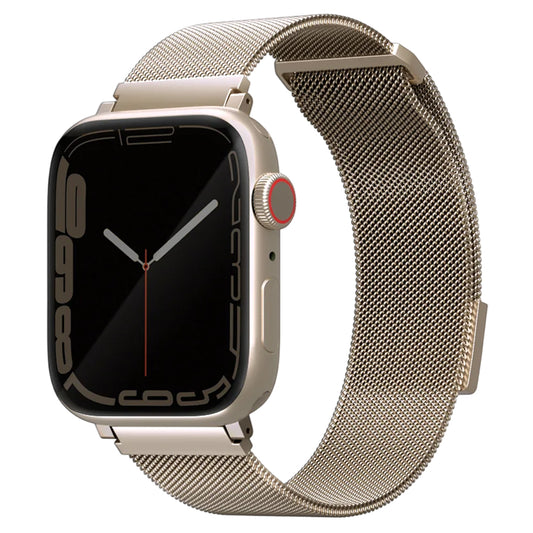 UNIQ Dante Band for Apple Watch 42mm / 41mm / 40mm / 38 Series, Gold