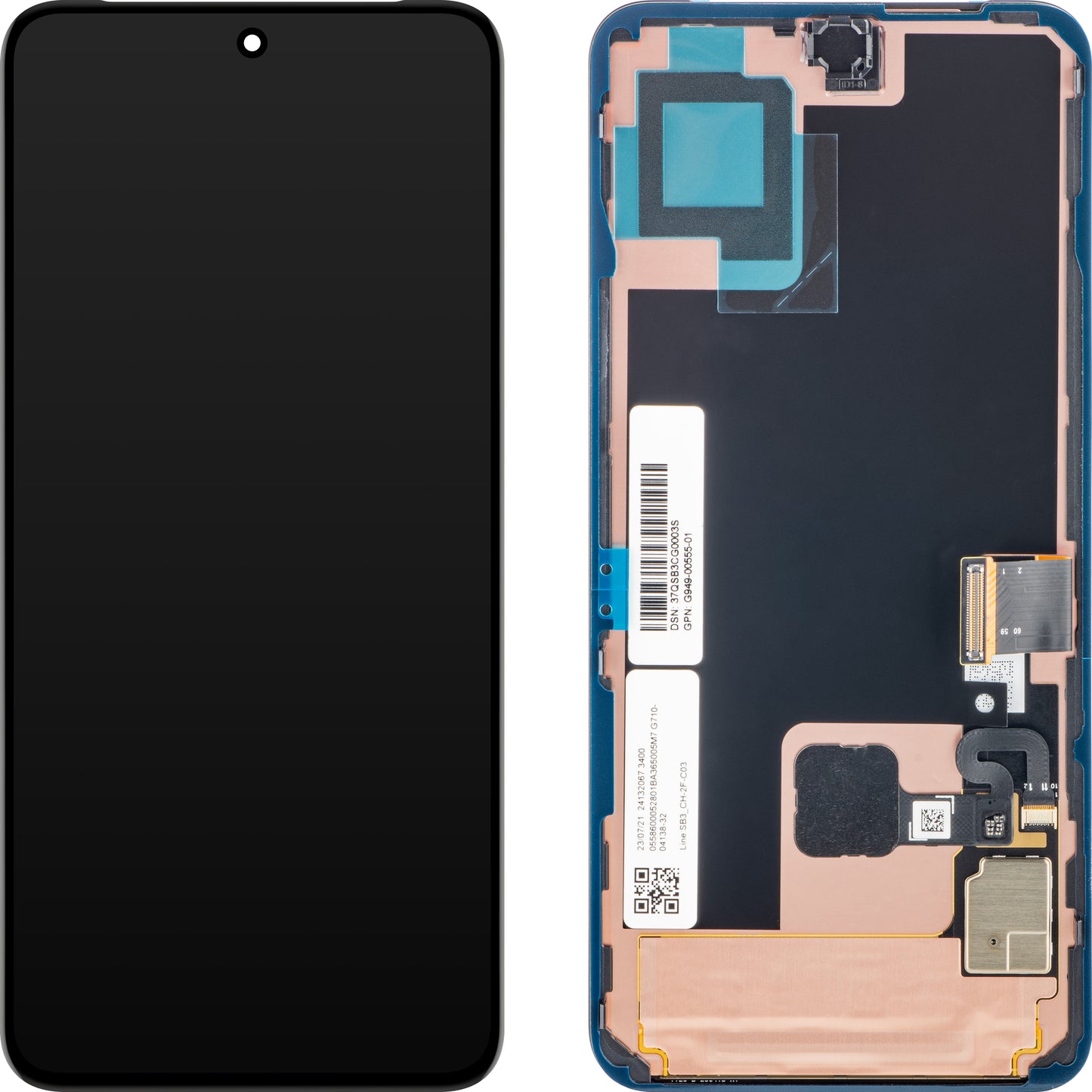 Display s dotykovou obrazovkou Google Pixel 8, Swap