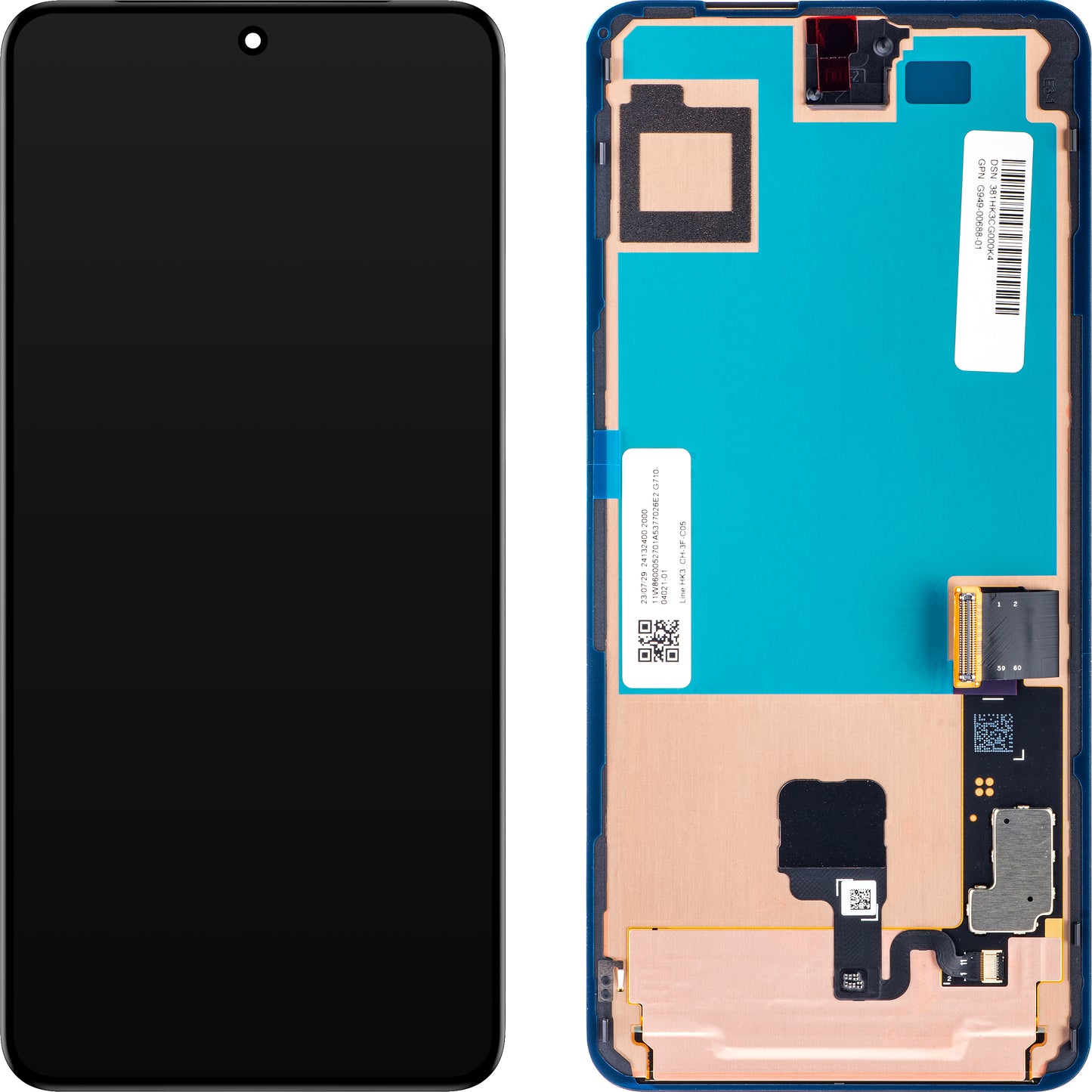 Display s dotykovou obrazovkou Google Pixel 8 Pro, Swap