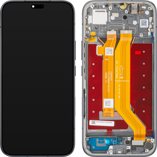 Displej s dotykovou obrazovkou Honor 600e / 600 Lite, s rámečkem, černý (Velvet Black), servisní balíček 0235ASUL