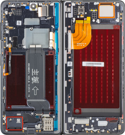 Display s dotykovou obrazovkou Honor Magic V5, s rámem, Sub Inner, černý, Service Pack 0235AQBS