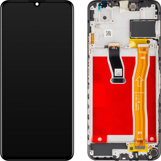 Displej s dotykovým displejem Huawei nova Y70, s rámečkem, Midnight Black, servisní balíček 02354WHN